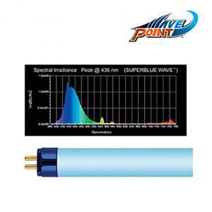 웨이브포인트 T5 고출력 [슈퍼 블루] 24W 60cm용/수족관 수조 어항 등 열대어 해수어 램프 형광등 조명 2자
