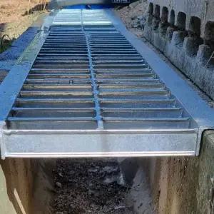 날개형 스틸그레이팅 u형 배수로덮개