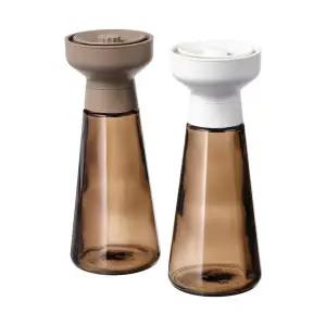 이케아 HALVTOM 할브톰 향신료분쇄기 유리 2개입 19cm/조미료/후추/그라인더/분말/주방용품