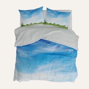 아망떼 힐링 구름향기 60수 고밀도 면 이음선없는 포토 차렵이불 겸 커버