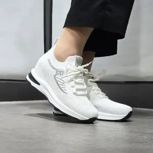 여성 키높이 운동화 여름 니트 통굽 스니커즈 워킹화 통기성 좋은 시원한 발편한 신발 샤벳