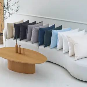 허쉬 60수 고밀도 바이오워싱 순면 호텔식 베개커버 2p 세트 40x60/50x70 12colors