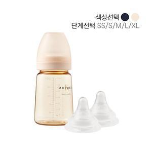 [마더케이] 베이직 PPSU 젖병 180ml(노꼭지)+젖꼭지2P