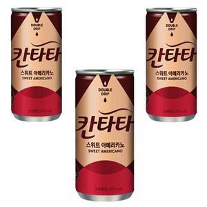 무료배송 롯데 칸타타 스위트아메리카노 200ml x30캔 커피음료 캔커피