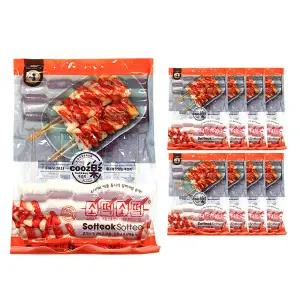 쿠즈락 떡꼬치I 1.3kg /소떡소떡/냉동 한박스 (1.3kg x 8ea)-아이스박스무료