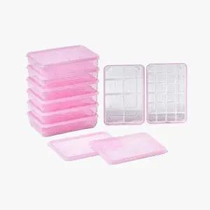 [땡스소윤][7호+칸칸이세트]땡스소윤 시즌5 냉동실 전용 밀폐용기 7호(8개)+칸칸이(8구+24구) 세트