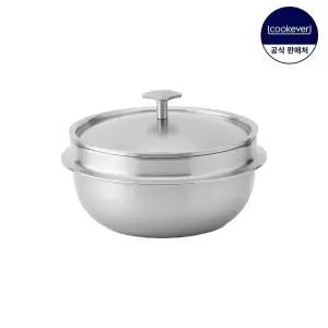쿡에버 옹골진 인덕션 통3중 스텐 뚝배기 16cm