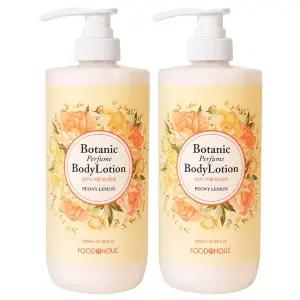[푸드어홀릭](1+1)푸드어홀릭 보타닉 퍼퓸 바디로션 피오니 레몬 800ml/향이좋은 대용량 바디밀크