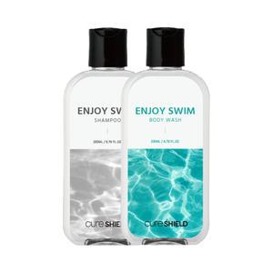 인조이스윔 수영샴푸  염소제거 수영장 샴푸 바디워시 클렌져 세트  200ml+200ml