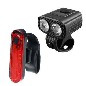 SMC 자전거 LED 전조등 후미등 세트 USB충전식 바이크라이트