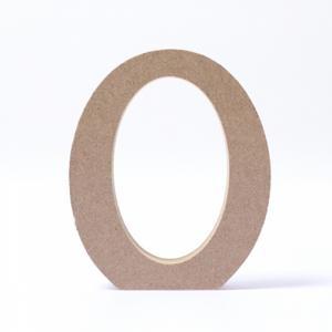 이니셜 우드 알파벳 장식 / 원목 인테리어 소품 / 대문자O(MDF)