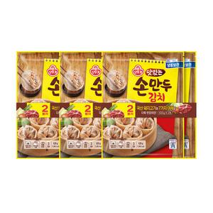 [본사직영] 오뚜기 맛있는 손만두김치 520g, 6개