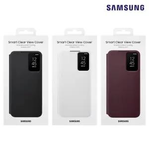 갤럭시S22플러스(S906) 스마트 클리어 뷰 커버 EF-ZS906 블랙 핸드폰케이스 휴대폰케이스 삼성정품/B