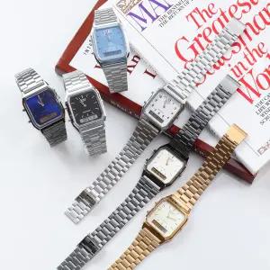 백화점AS가능 카시오 빈티지 레트로 메탈시계 AQ-230 10종 남녀공용 커플 학생 지코스모제품 AQ-230A-7BMQ