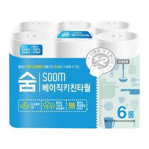 숨 키친타올 베이직 2겹 100매 x 24롤