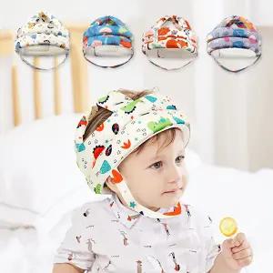 [조이멀티]공룡패턴 머리쿵 헬멧형 쿠션 머리보호대 205354