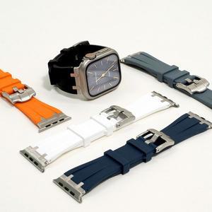 [캘릭스]애플워치 9 8 7 6 SE 2 울트라 호환 실리콘 오프쇼어 스트랩 스포츠 밴드 시계줄