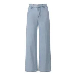 [나인식스뉴욕]뒷 밴딩 일자핏 데님 여성 롱 팬츠 (NO1TA005L0)