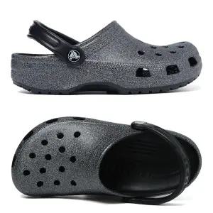 [크록스] 키즈/성인 클래식 글리터 클로그 K 206993-001