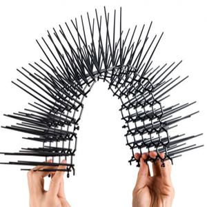 미워새 버드아웃 2중스파이크 구조 투명 블랙 자석 테이프형 420X145CM