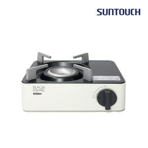 썬터치 리빙온 블럭 캠핑용 가스버너 부르스타 블랙앤화이트 ST-BLACKWHITE(아이보리)