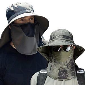 마스크 뒷목가리개 모자/자외선 차단 썬캡/여름 등산 남성용 여성용 햇빛가리 벙거지/사파리 낚시 정글