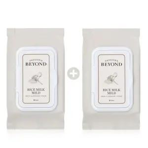 [더블구성]  비욘드 라이스 밀크 마일드 딥 클렌징 티슈 50매