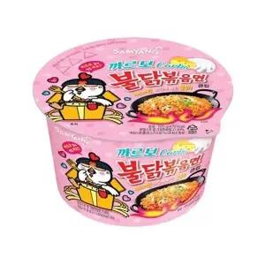 삼양 까르보 불닭볶음면 큰컵 105g 16개