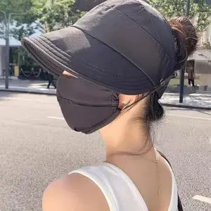 초경량 썬캡 생활방수 데일리 여름 휴대용 낚시 등산 여성 버킷햇 돌돌이 모자