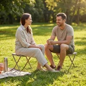 엣모어 접이식 캠핑의자 팔걸이 캠핑의자 휴대용의자 낚시의자 야외의자 경량 캠핑체어 폴딩체어