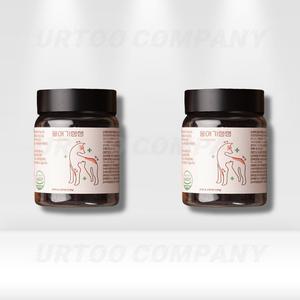 울애기쌩쌩 반려동물 눈물 관절 피부 면역 장 강아지 고양이 종합영양제 2박스