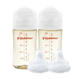 더블하트 트윈팩 240ml+젖꼭지2P