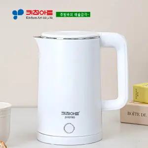 [한일스텐레스]키친아트 프리미오 이중보온 전기주전자1.8L