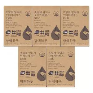 담백하루 초임계 알티지 오메가 에센스 1000 1255mg x 30캡슐 5개 / 써클