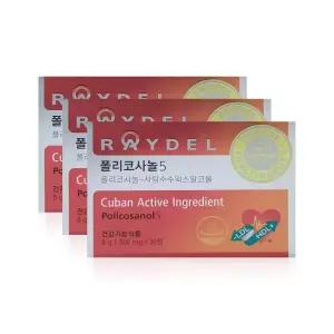 레이델 폴리코사놀5 200mg x 30정 x 3박스 /써클