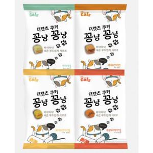 더캣츠 쿠키 꽁냥꽁냥100g 북어 새우 연어 게살 가다랑어