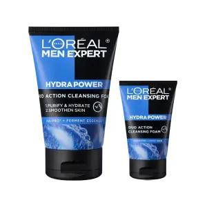 로레알파리 맨 엑스퍼트 이드라파워 아쿠아 클렌징 폼 100ml + 클렌징 폼 50ml