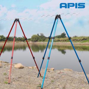 아피스 고급형 민물 바다 원투낚시 삼각받침대 거치대 수평접이식 보관