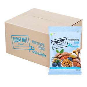 투데이넛 너트한줌 프리미엄 20g x 50봉 하루견과 개별포장 탕비실간식 학교간식