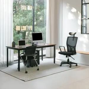 [티에스퍼니처]TS-04 LPM 컴퓨터 데스크 타공 철제책상 1600x600