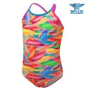 XBLUE 여아동 탄탄이 원피스 수영복 0W53553 레슨