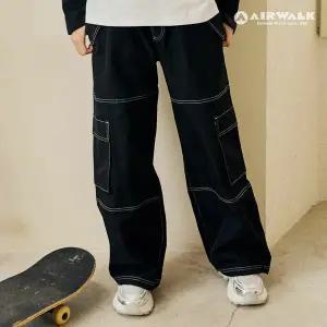 [보리보리/에어워크 주니어]여아 주니어 스티치 포인트 와이드 팬츠