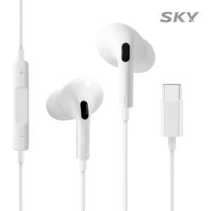스카이 핏 레벨 인 C타입 유선 이어폰 아이폰 갤럭시 줄이어폰 커널형