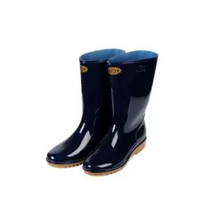 보생 패션 여자 장화 (청색) 미끄럼방지 공장 주방 방수화 농사신발 고무장화