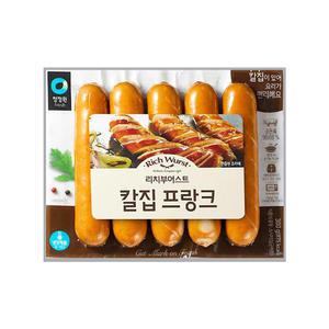 [신선] 청정원 리치칼집프랑크 300g 10입 대용량 식료품 업소용 식자재 트레이더스