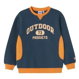 [갤러리아] [아웃도어프로덕츠키즈]24FW 바시티 컬러 블록 기모 맨투맨 OD244IMM10_NVY