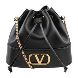 [발렌티노] P0T83 HPF 0NO 브이링 체인 버킷백 블랙