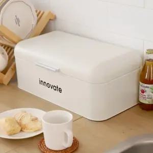 이노베이트 식탁 정리함 대형 간식 영양제 보관함 식탁위정리 브레드박스
