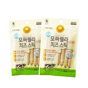 강아지치즈 바우와우 모짜렐라 치즈스틱70gX2개