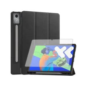 레노버 샤오신패드 프로 12.7 2세대 하드 커버 케이스 + 강화유리 세트 2025 아이디어탭 프로